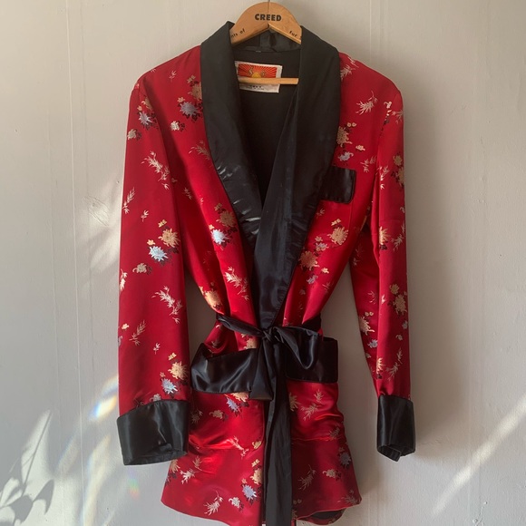 SOLD Smoking Jacket - Picture 1 of 6